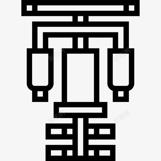 健身房健身健身房2线性图标svg_新图网 https://ixintu.com 健身 健身房 线性