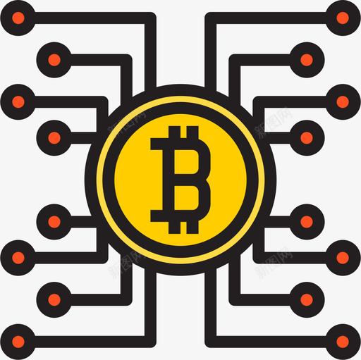 比特币比特币64线性颜色图标svg_新图网 https://ixintu.com 比特 线性 颜色