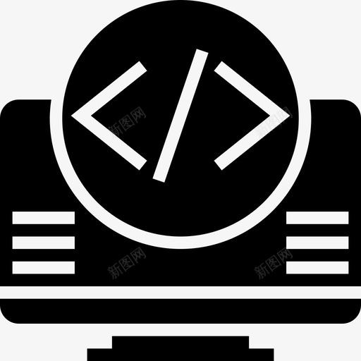代码编程30字形图标svg_新图网 https://ixintu.com 代码 字形 编程