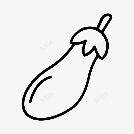 采购产品茄子食品水果图标svg_新图网 https://ixintu.com 产品 有机 水果 素食 茄子 蔬菜 采购 食品