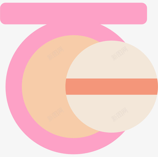 化妆美容和化妆品3平的图标svg_新图网 https://ixintu.com 化妆 化妆品 平的 美容