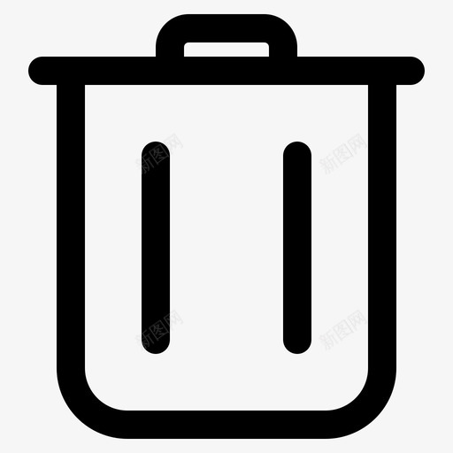 垃圾箱uiux图标svg_新图网 https://ixintu.com ui ui基本 ux web 垃圾箱