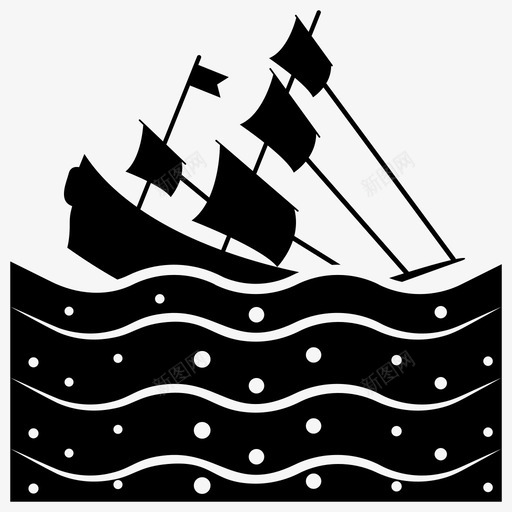 海盗船海盗护卫舰海船图标svg_新图网 https://ixintu.com 图标 护卫舰 沉船 海盗 海盗船 海船 雕文