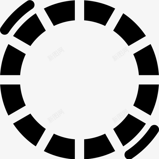 呼啦圈儿童玩具5填充图标svg_新图网 https://ixintu.com 儿童玩具 呼啦 填充