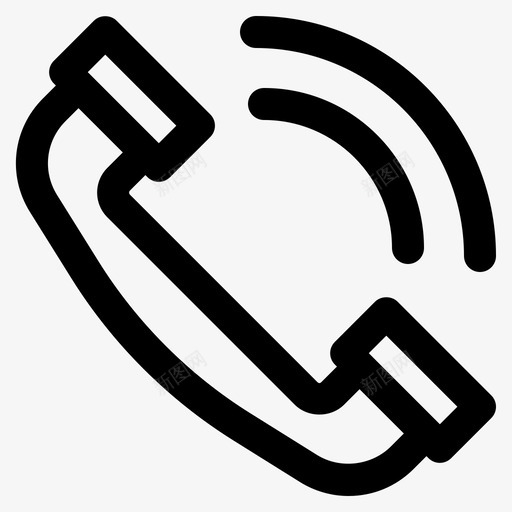 电话通讯联系人图标svg_新图网 https://ixintu.com 概要 电话 联系人 通讯