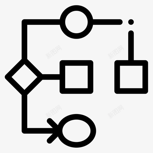 工作流网页113线性图标svg_新图网 https://ixintu.com 工作流 线性 网页设计
