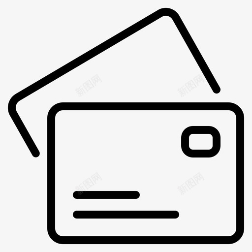 信用卡银行付款图标svg_新图网 https://ixintu.com 付款 信用卡 银行
