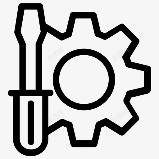 技术工具维护维修图标svg_新图网 https://ixintu.com 制造 工程师 技术工具 技术支持 生产线图标 维修 维修工具 维护