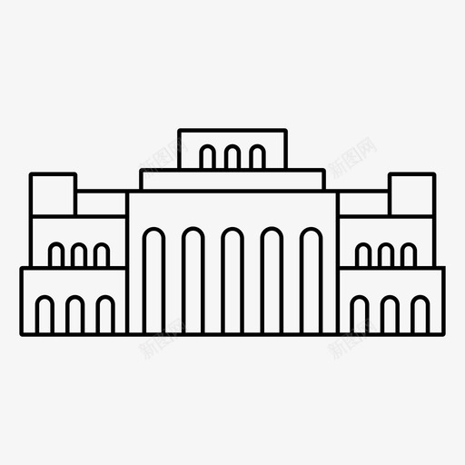 马斯喀特宫亚洲亚洲地标图标svg_新图网 https://ixintu.com 亚洲 喀特 地标 歌剧院 皇家 阿曼 马斯