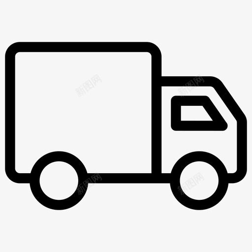 送货车送货服务物流图标svg_新图网 https://ixintu.com 图形线图标 物流 电力 送货服务 送货车 速度