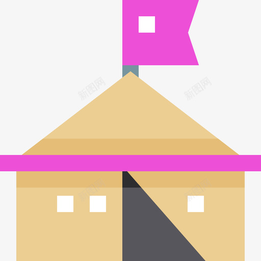 马戏团帐篷生日派对24公寓图标svg_新图网 https://ixintu.com 公寓 生日派对24 马戏团帐篷
