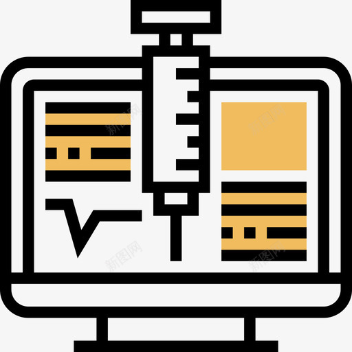 社交媒体社交瘾君子7黄影图标svg_新图网 https://ixintu.com 社交媒体 社交瘾君子7 黄影