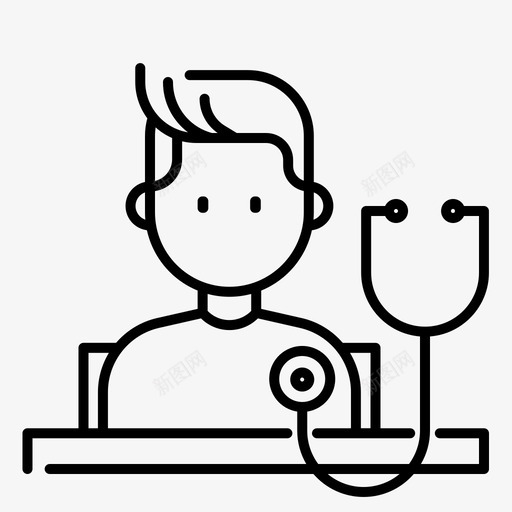 门诊部医疗保健医院图标svg_新图网 https://ixintu.com 保险 医疗 医疗保健 医院 情况 意外 门诊部