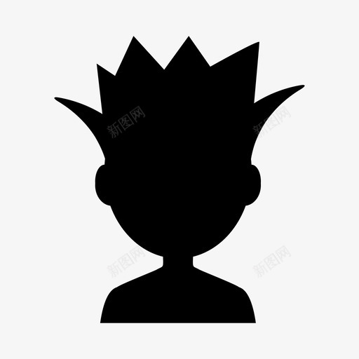 人类化身朋克图标svg_新图网 https://ixintu.com 人类 化身 朋克 用户