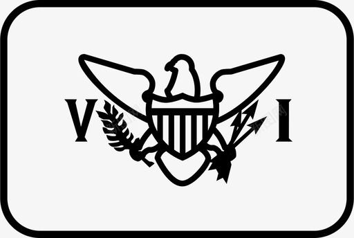 美属维尔京群岛国旗国家美属维尔京群岛图标svg_新图网 https://ixintu.com 世界 国家 国旗 圆形 简化 维尔 美属 群岛