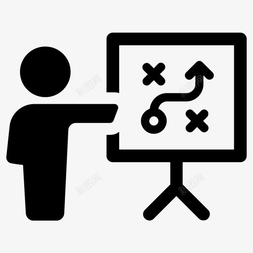商业计划商业战略决策图标svg_新图网 https://ixintu.com 决策 商业战略 商业计划 管理 计划