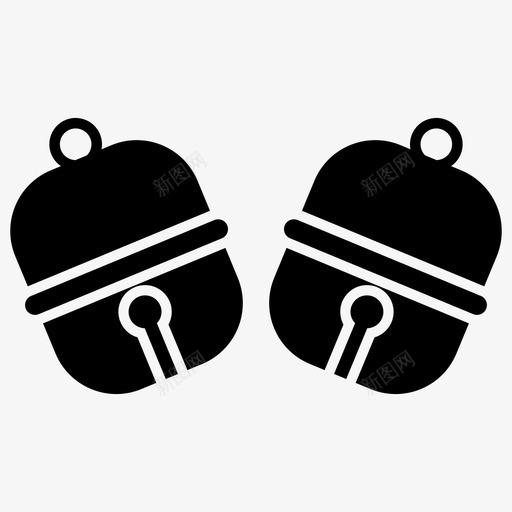 铃声警报钟声图标svg_新图网 https://ixintu.com 图标 字形 宠物 警报 钟声 铃声