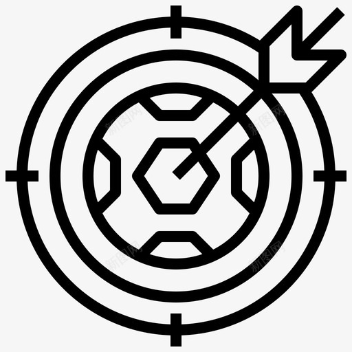 目标箭头运动图标svg_新图网 https://ixintu.com 体育 数字 目标 竞争 箭头 营销 运动