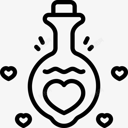 药水电脑游戏线性图标svg_新图网 https://ixintu.com 电脑游戏 线性 药水