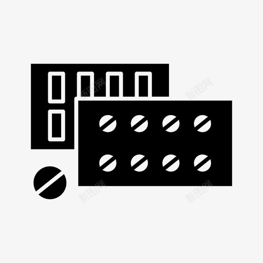 药品胶囊保健品图标svg_新图网 https://ixintu.com 保健品 医药 片剂 胶囊 药剂 药品