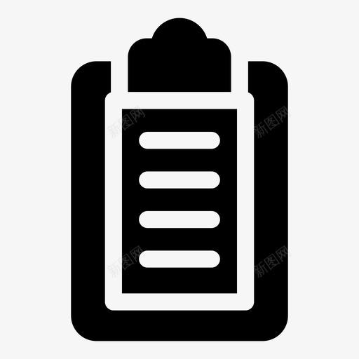 医疗报告剪贴板注释图标svg_新图网 https://ixintu.com 剪贴板 医学字形 医疗报告 注释