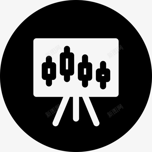 股票董事会图表图标svg_新图网 https://ixintu.com 商业 图表 填充 股票 董事会 轮回 金融