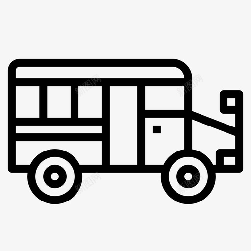 校车教育交通图标svg_新图网 https://ixintu.com 交通 教育 校车