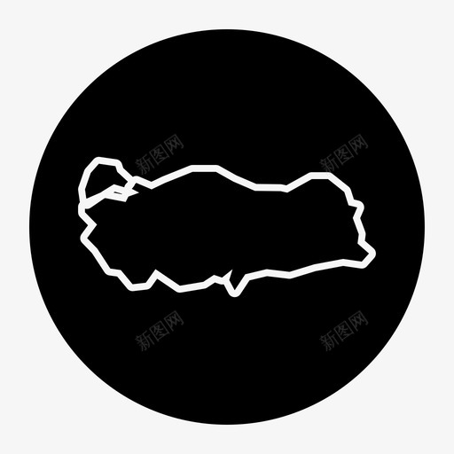 土耳其地图亚洲伊斯坦布尔图标svg_新图网 https://ixintu.com 亚洲 伊斯坦布尔 土耳其 地图