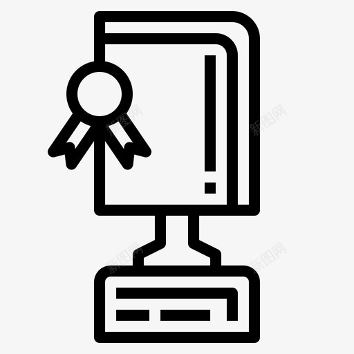 奖项成功奖杯图标svg_新图网 https://ixintu.com 奖杯 奖项 成功 教育 胜利者 赢家