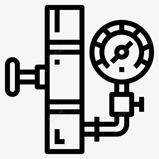 量规结构管道图标svg_新图网 https://ixintu.com 水 管道 管道工 结构 量规