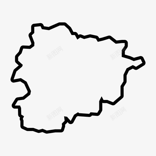 安道尔地图欧洲安道尔公国图标svg_新图网 https://ixintu.com 安道尔公国 安道尔地图 欧洲 比利牛斯
