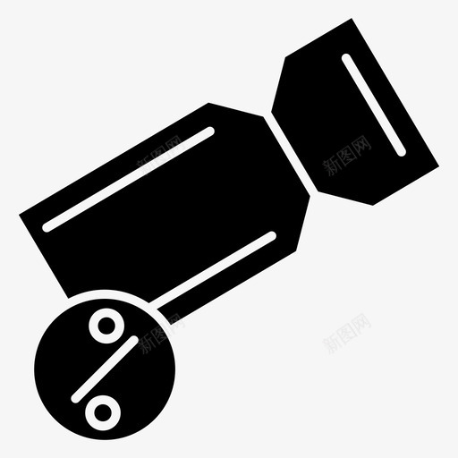 折扣优惠价签图标svg_新图网 https://ixintu.com 价签 优惠 折扣 机票 足球