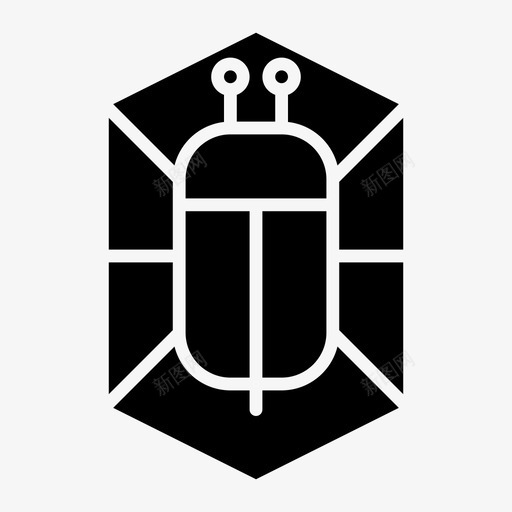 错误恶意软件页面图标svg_新图网 https://ixintu.com 恶意软件 病毒 网络 错误 页面