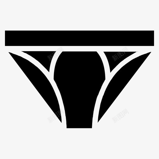 男士内衣服装时装图标svg_新图网 https://ixintu.com 内衣 时装 服装 泳装 男士