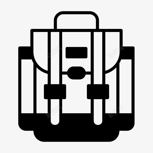 包背包旅行图标svg_新图网 https://ixintu.com 工作 旅行 背包