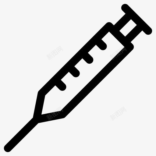 注射器医用疫苗图标svg_新图网 https://ixintu.com 医用 注射器 疫苗