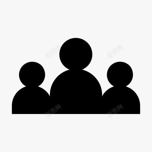 团队工作员工人力资源图标svg_新图网 https://ixintu.com 业务图标2字形 人力资源 员工 团队工作