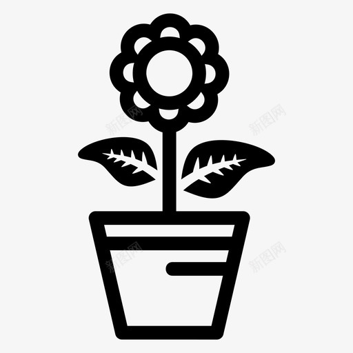 树叶植物图标svg_新图网 https://ixintu.com 树叶 植物