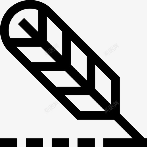 羽管平面70线状图标svg_新图网 https://ixintu.com 平面设计70 线状 羽管