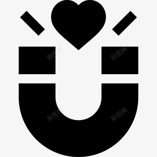磁铁博客和影响力18填充图标svg_新图网 https://ixintu.com 博客和影响力18 填充 磁铁