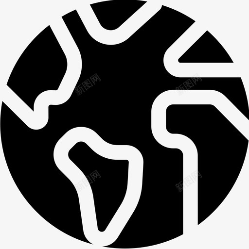 地球生态学164填充图标svg_新图网 https://ixintu.com 地球 填充 生态学164