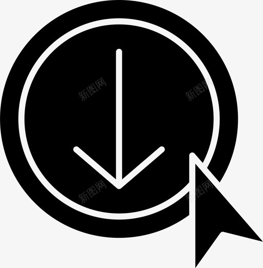 关箭头开图标svg_新图网 https://ixintu.com 电源 箭头