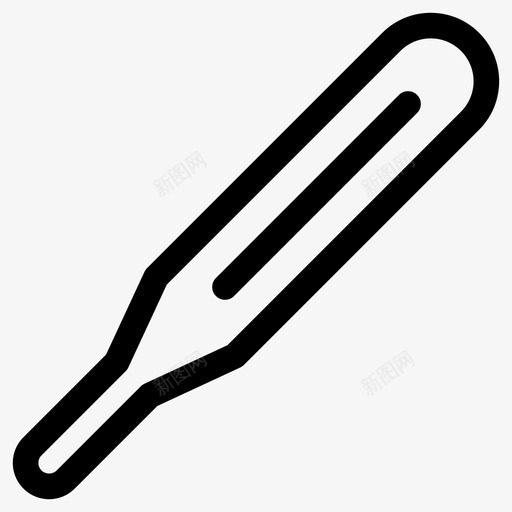 温度计冷的数字的图标svg_新图网 https://ixintu.com 冷的 医用的 数字的 温度的 温度计 热的