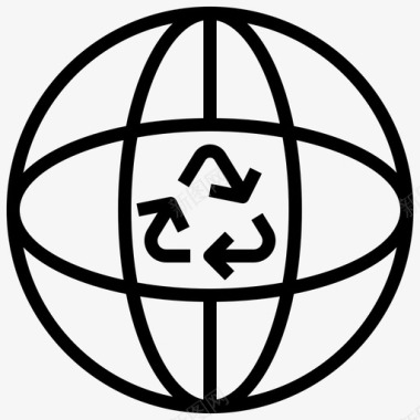 地球保护地球心图标图标