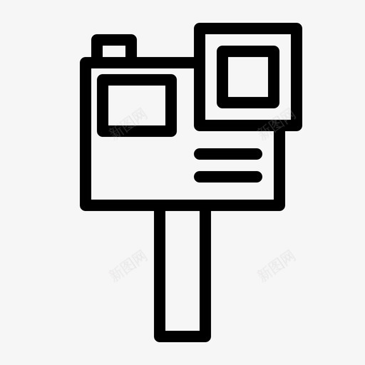 照相机电影多媒体图标svg_新图网 https://ixintu.com 多媒体 录音机 照相机 电影 音乐