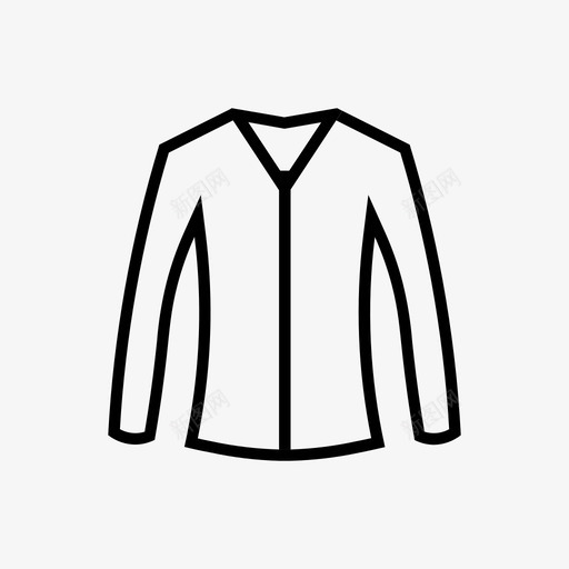 衬衫时装化妆品和时尚图标svg_新图网 https://ixintu.com 化妆品和时尚 时装 衬衫