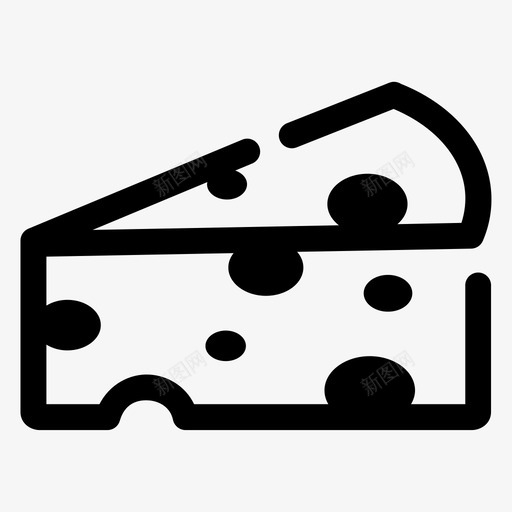 奶酪切达干酪乳制品图标svg_新图网 https://ixintu.com 乳制品 其他 切达干酪 奶酪 帕尔马干酪 食品