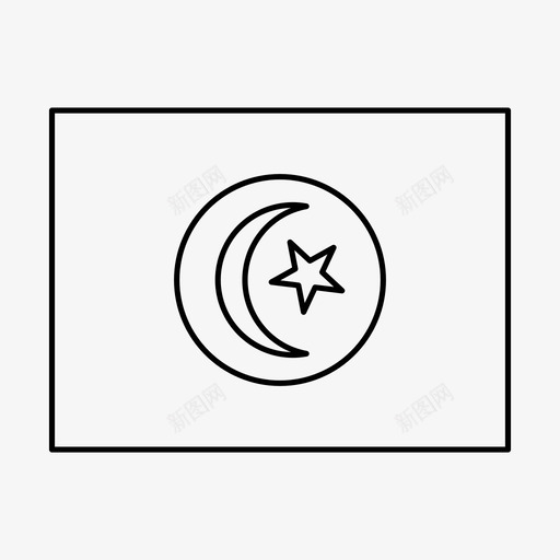 突尼斯国旗国家世界国旗图标svg_新图网 https://ixintu.com 世界国旗 国家 突尼斯国旗