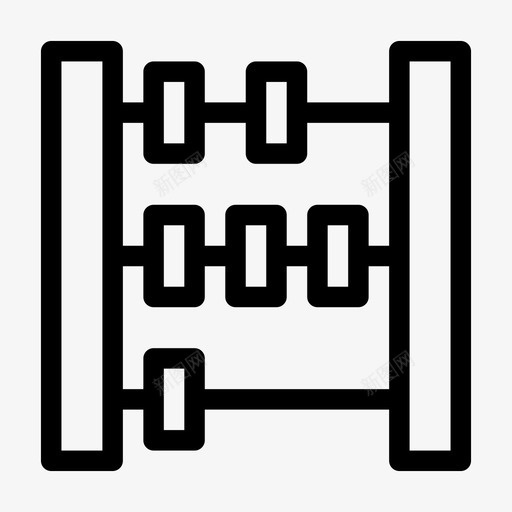 算盘金融投资图标svg_新图网 https://ixintu.com 投资 算盘 货币 金融 金融科技