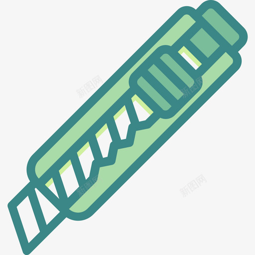 刀文具和办公室10双色调图标svg_新图网 https://ixintu.com 刀 双色调 文具和办公室10